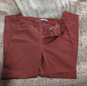 Nine West pink/coral dress ankle pants